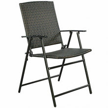 Load image into Gallery viewer, Set of 4 Rattan Folding Chair