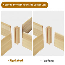 Load image into Gallery viewer, U-Shaped Wooden Garden Raised Bed for Backyard and Patio