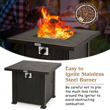 Load image into Gallery viewer, 30" 50000 BTU Square Propane Gas Fire Pit Table