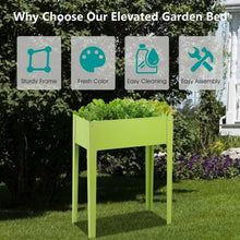 Load image into Gallery viewer, 24.5" x 12.5" Outdoor Elevated Garden Plant Flower Bed
