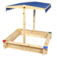 Load image into Gallery viewer, Kids Outdoor Playset Wooden Sandbox