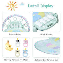Load image into Gallery viewer, 3-in-1 Baby Gym Piano Music and Lights Fun Play Mat