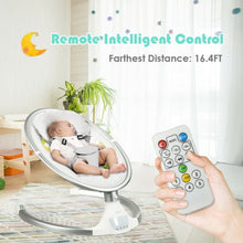 Load image into Gallery viewer, Baby Swing Electric Rocking Chair with Bluetooth Music Timer-Beige