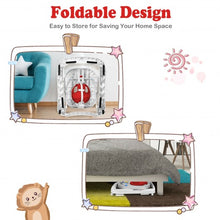 Load image into Gallery viewer, 2-in-1 Foldable Baby Walker with Adjustable Heights-Red