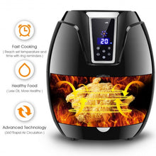 Load image into Gallery viewer, 1400W 3.4Qt Time Control Touch LCD Electric Air Fryer