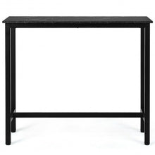 Load image into Gallery viewer, 47" Pub Dining Bar Bistro Table w/ Marble Top-Black