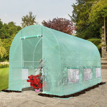 Load image into Gallery viewer, 6 Windows Steel Frame Backyard Walk-in Greenhouse