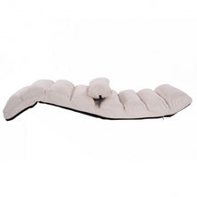 Load image into Gallery viewer, Folding Lazy Sofa Chair Stylish Sofa Couch Beds Lounge Chair W/Pillow-White