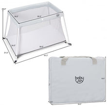 Load image into Gallery viewer, Portable Lightweight Baby Playpen Playard with Travel Bag-Gray