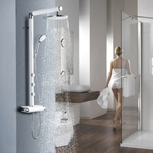 Load image into Gallery viewer, 48" Aluminium Alloy Shower Column w/ Hand & Head Shower