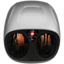 Load image into Gallery viewer, Shiatsu Foot Massager with Heat Kneading Rolling Scraping Air Compression-Silver
