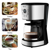 Load image into Gallery viewer, 12-cup LCD Display Programmable Coffee Maker Brew Machine