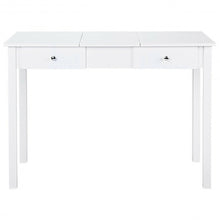 Load image into Gallery viewer, Vanity Dressing Table with 1 Mirror and 2 Drawers