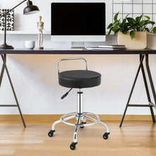 Load image into Gallery viewer, Pneumatic Work Stool Rolling Swivel Task Chair Spa Office Salon w/Cushioned Seat