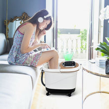 Load image into Gallery viewer, Portable Foot Spa Bath Motorized Massager with Shower-Coffee