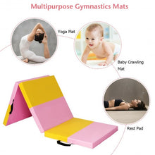 Load image into Gallery viewer, 6' x 2' x 2.5" 3-Fold Gymnastics Tumbling Fitness Mat