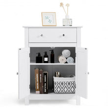 Load image into Gallery viewer, Free Standing Bathroom Storage Cabinet with Large Drawer