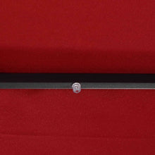 Load image into Gallery viewer, 9FT Patio Solar Umbrella LED Patio Market Steel Tilt W/ Crank Outdoor New-Burgundy