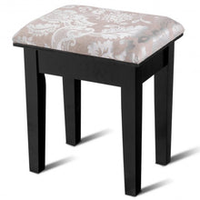 Load image into Gallery viewer, Vanity Dressing Table Stool Set with Large Makeup Mirror