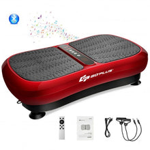 Load image into Gallery viewer, Vibration Platform Fitness Machine with Remote Control and Bluetooth Loop-Red