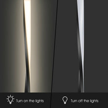 Load image into Gallery viewer, 48" Helix LED Floor Lamp Modern Standing Pole Light-Black