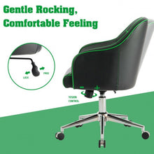 Load image into Gallery viewer, Office Chair Adjustable Height with Massage Lumbar Support-Green