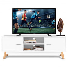 Load image into Gallery viewer, Entertainment Center Console Cabinet TV Stand with 2 Doors