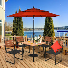 Load image into Gallery viewer, 5PCS Outdoor Patio Dining Table Set Aluminium Frame