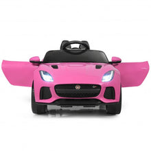 Load image into Gallery viewer, 12V Jaguar F-Type SVR Licensed Kids Ride On Car-Pink