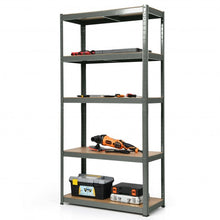 Load image into Gallery viewer, 72" Storage Shelf Steel Metal 5 Levels Adjustable Shelves-Gray