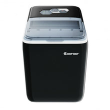 Load image into Gallery viewer, 44 lbs Portable Countertop Ice Maker Machine with Scoop-Black