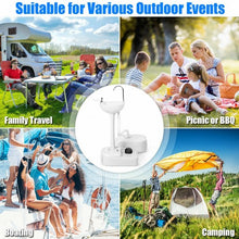 Load image into Gallery viewer, Camping Hand Wash Station Basin Stand with 4.5 Gallon Tank