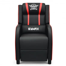 Load image into Gallery viewer, Massage Racing Gaming Single Recliner Chair-Red