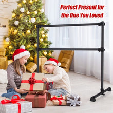 Load image into Gallery viewer, 4 Feet Portable Double Freestanding Barre Dancing Stretching-Black