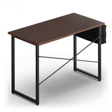 Load image into Gallery viewer, Modern Computer Desk Study Writing Table Home Office with Storage Bag Coffee-M