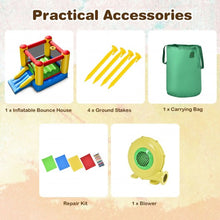 Load image into Gallery viewer, Kids Inflatable Bounce House with Slide