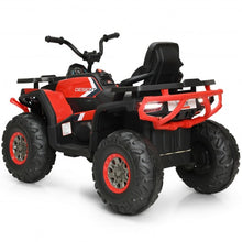 Load image into Gallery viewer, 12 V Kids Electric 4-Wheeler ATV Quad with MP3 and LED Lights-Red