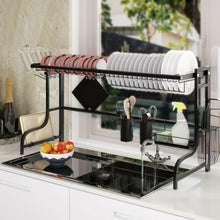 Load image into Gallery viewer, Adjustable Dish Drainer Kitchen Organizer