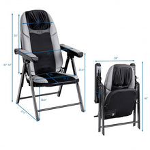 Load image into Gallery viewer, Adjustable Folding Shiatsu Massage Chair with USB Port