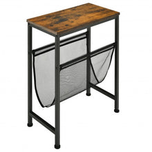 Load image into Gallery viewer, Narrow Sling Industrial Accent Console Table