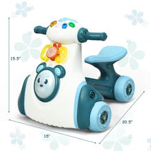 Load image into Gallery viewer, Baby Musical Balance Ride Toy-Blue