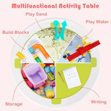 Load image into Gallery viewer, 5-in-1 Kid Folding Storage Activity Table Chair Set-Pink