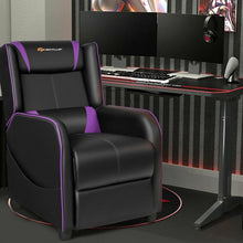 Load image into Gallery viewer, Home Massage Gaming Recliner Chair-Purple