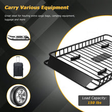 Load image into Gallery viewer, 64" Universal Roof Rack Cargo Carrier