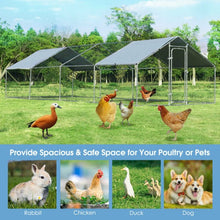 Load image into Gallery viewer, Large Walk In Chicken Coop with Roof Cover Backyard