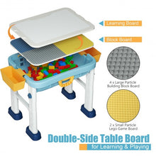 Load image into Gallery viewer, 6 in 1 Kids Activity Table Set with Chair