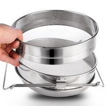Load image into Gallery viewer, Stainless Steel Beekeeping Double Honey Sieve Strainer Filter Equipment