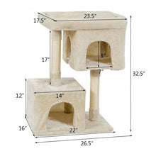 Load image into Gallery viewer, Luxury Cat Tree for Large Cats-Beige