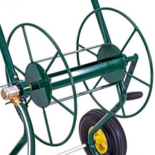 Load image into Gallery viewer, Garden Steel Frame Wheeled Hose Reel Cart