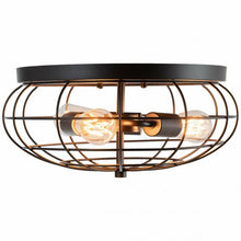 Load image into Gallery viewer, Semi Flush Mount Ceiling Light with Industrial Retro Design